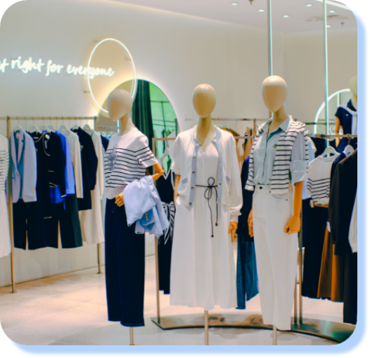 Boutique de mode et vêtements prêt-à-porter