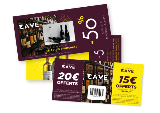 Exemple d'un coupon.