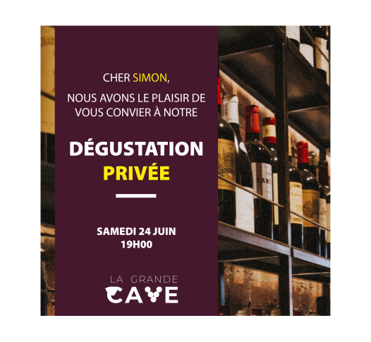 Exemple d'un emailing.