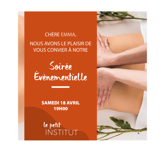 Exemple d'un emailing.