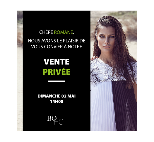 Exemple d'un emailing.