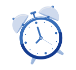 icone réveille, relance clients inactif.